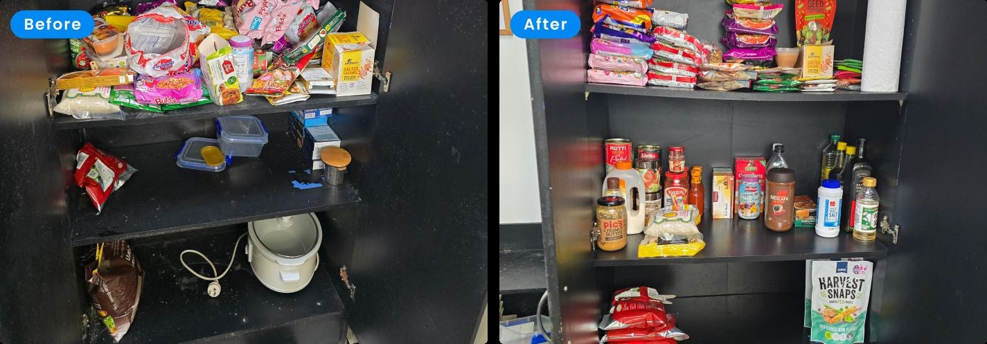 Before and after clean by DSkip Cleaning