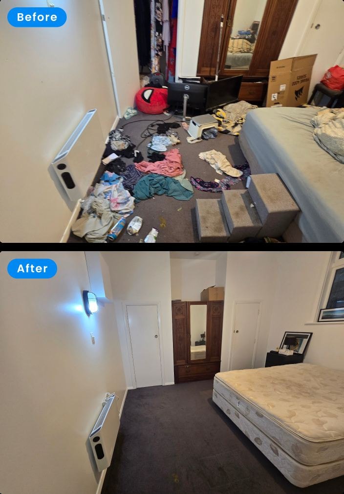 Before and after clean by DSkip Cleaning